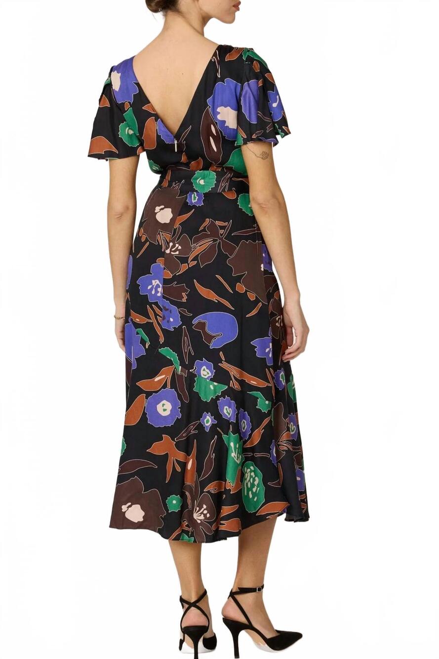 NEW CLEOBELLA perla midi dress in mariposa print - Picture 3 of 4